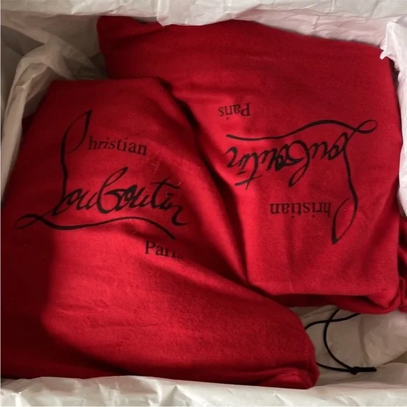 Christian Louboutin Birgitta Lug 70 Calf Black Ankle Boots with Silver Zippers - Picture 4 of 10